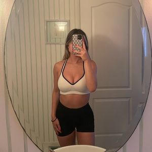 Victoria Secret PINK White Padded Sports Bra